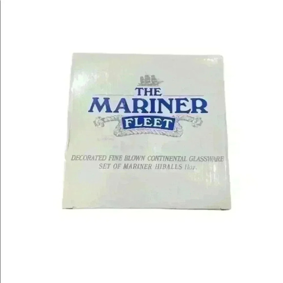 The Mariner Fleet Set of 4 High Ball Glasses 11 oz - Picture 2 of 5